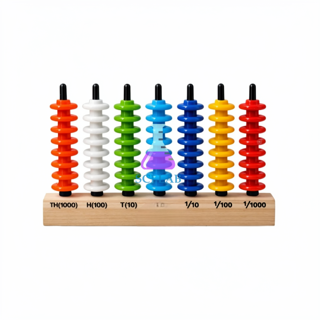 Decimal Abacus Demonstrates Model